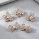 5-piece set Hollow Flower Rhinestone Bow Hair Accessory Trim