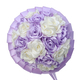 Handmade Satin 3D Artificial Rose Bridal Bouquet