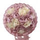 Handmade Satin 3D Artificial Rose Bridal Bouquet