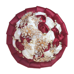 Dark Red + Cream (Diameter 15Cm * Height 23Cm) 235G