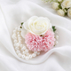 Artificial Rose Beaded Wrist Corsage For Bridesmaids