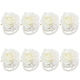 Artificial Rose Beaded Wrist Corsage For Bridesmaids