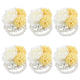 Artificial Rose Beaded Wrist Corsage For Bridesmaids