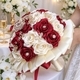 Rhinestone Crystal Butterfly Crown Wedding Bridal Bouquet Decoration