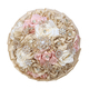 3D Satin Rose Pearl Rhinestone Bridal Bouquet