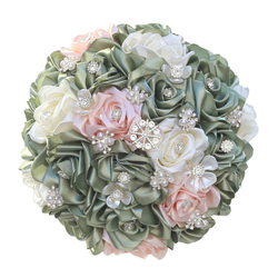 2 Sage, 1 Light Ivory; 2 Sage, 1 Cream; Top Layer 1:1 (Diameter 23Cm*Height 25Cm)