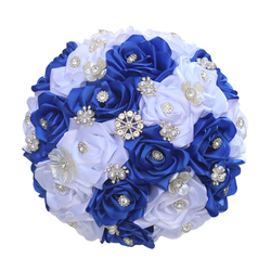 Royal Blue + White (Diameter 23Cm*Height 25Cm)