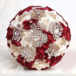 Dark Red + Cream, Diameter 23Cm, Height 25Cm, 480G