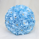 3D Ribbon Rose Bouquet With Gold Rhinestones
