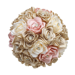 2 Camel Yellow 1 Apricot, 2 Camel Yellow 1 Champagne, Top Layer 1:1 (Diameter 23Cm*Height 25Cm)