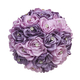 3D Ribbon Rose Bouquet With Gold Rhinestones