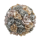 3D Ribbon Rose Bouquet With Gold Rhinestones
