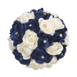 Navy + Apricot (Diameter 23Cm*Height 25Cm)