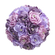 3D Ribbon Rose Bouquet With Gold Rhinestones