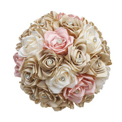 2 Camel Yellow 1 Cream, 2 Camel Yellow 1 Champagne, Top Layer 1:1 (Diameter 23Cm*Height 25Cm)