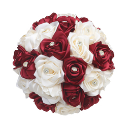Dark Red + Cream (Diameter 23Cm*Height 25Cm)