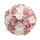 3D Ribbon Rose Bouquet With Gold Rhinestones