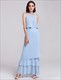 Simple Elegant Sleeveless Two-Piece Chiffon Long Evening Dress