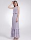 Simple Elegant Sleeveless Two-Piece Chiffon Long Evening Dress