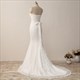 Trägerloses Sweetheart Spitze Bodenlang Mermaid Brautkleid Mit Gürtel