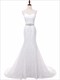 Trägerloses Sweetheart Spitze Bodenlang Mermaid Brautkleid Mit Gürtel