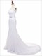 Trägerloses Sweetheart Spitze Bodenlang Mermaid Brautkleid Mit Gürtel