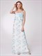 Floral Print Chiffon Maxi Dress With Spaghetti Straps