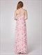 Sweetheart Neckline Ruched Empire Waist Floor Length Floral Dress