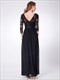A-Linien Juwelenausschnitt Spitzenoberteil Chiffon Ballkleid mit 3/4 Ärmel