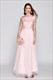 Smaragdgrünes Bodenlanges Prom Kleid Mit Spitzen-Bodice Und Langen Ärmeln
