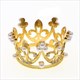 Mini-Krone Haarclip – kleine goldene Krone Haarreif Tortenaufsatz