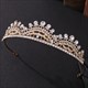 Vintage Braut-Haarschmuck mit Strasssteinen im Barockstil