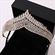 Prinzessinnen-Haarschmuck Tiara mit Strasssteinen und Kristall