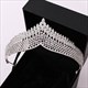 Prinzessinnen-Haarschmuck Tiara mit Strasssteinen und Kristall