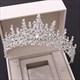 Glittery Rhinestones Crystal Tiara Wedding Headpieces