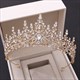Glittery Rhinestones Crystal Tiara Wedding Headpieces