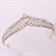 Enchanting Pearl Rhinestone Princess Wedding Headpiece