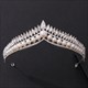 Enchanting Pearl Rhinestone Princess Wedding Headpiece
