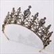Barocke Braut-Tiara aus Legierung mit Strasssteinen