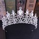 Barocke Braut-Tiara aus Legierung mit Strasssteinen