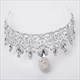 Barocke Braut-Tiara aus Legierung mit Strasssteinen