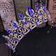 Barocke Braut-Tiara aus Legierung mit Strasssteinen