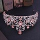 Rhinestone Flower Leaf Bridal Wedding Tiara Crown