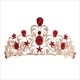 Rhinestone Flower Leaf Bridal Wedding Tiara Crown