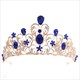 Rhinestone Flower Leaf Bridal Wedding Tiara Crown