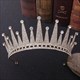 Zircon Rhinestone Bridal Tiara Princess Headpiece