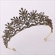 Crystal Rhinestone Leaf Bridal Tiara Princess Headpiece