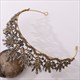 Crystal Rhinestone Leaf Bridal Tiara Princess Headpiece