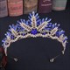 Crystal Rhinestone Leaf Bridal Tiara Princess Headpiece