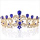 Prinzessinnen-Braut-Haarschmuck Tiara aus Legierung mit Strasssteinen im Barockstil